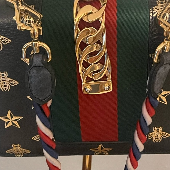 Gucci Sylvie Stars and Bees Mini Bag - Picture 5 of 11